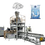 Máy đóng bao tự động 25kg viên muối mở miệng