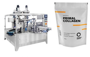 Máy đóng gói bột tự động cho túi doy có dây kéo