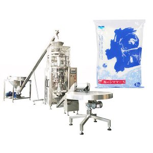 Máy dán kín hình thức dọc với cốc tích cho muối