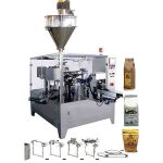 Máy đóng gói quay tự động cho túi làm sẵn
