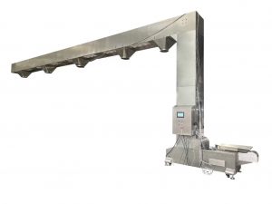 Thang máy cấp liệu gầu nhiều điểm chiết rót