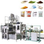 Dây chuyền cân, đóng bao, vận chuyển và xếp pallet sản phẩm dạng bột rời tự động